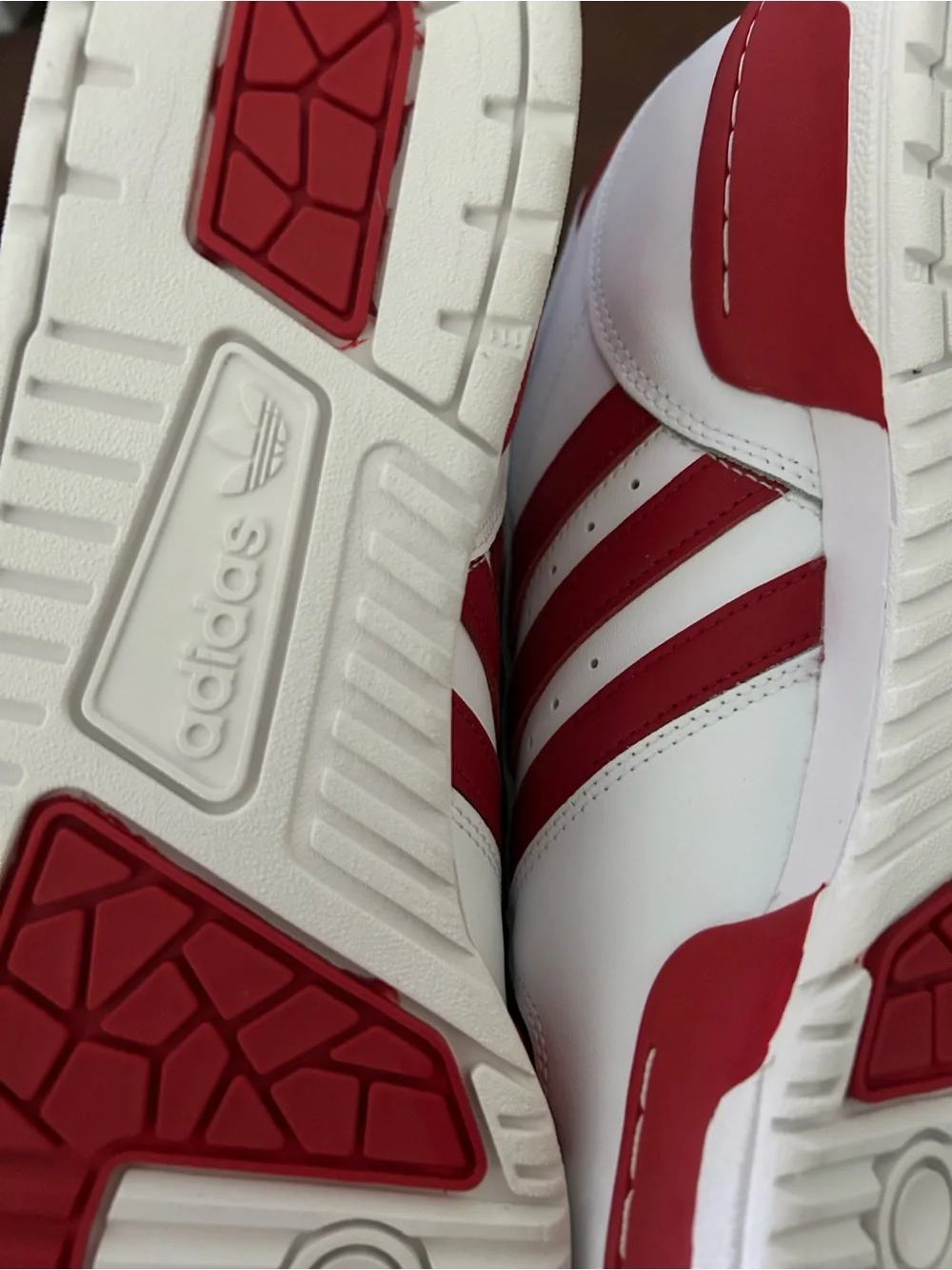 adidas Rivalry Low Men's Sneakers in White and Red